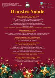Serie di eventi di Natale nel Comune di Merlara