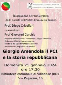 Giorgio Amendola; Partito Comunista Italiano