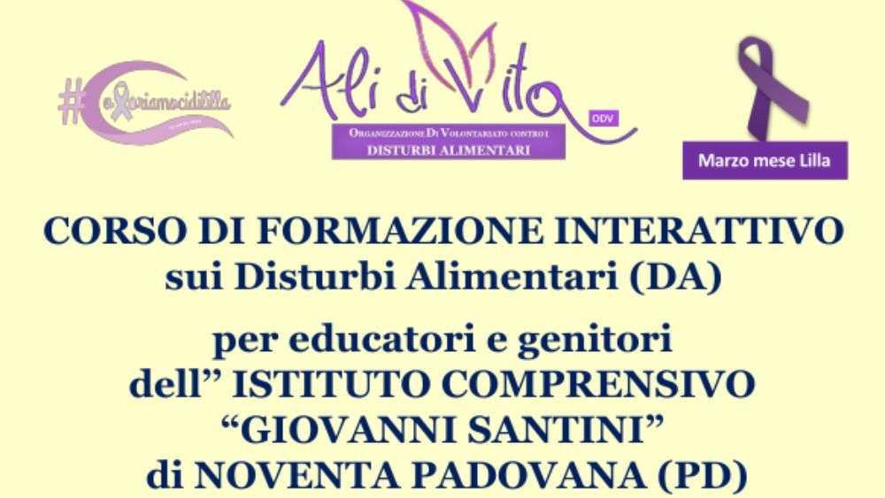 disturbi alimentari; corso di formazione