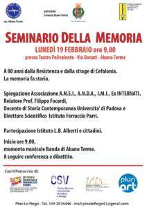 seminario; memoria