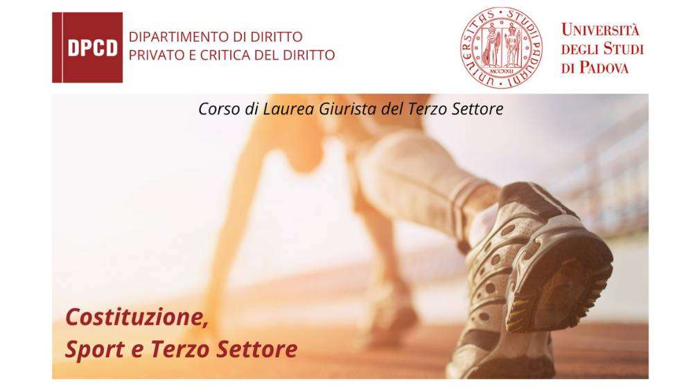 Costituzione, sport e terzo settore