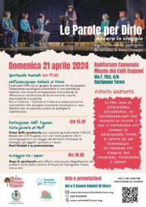 Locandina Le parole per dirlo Ancora in viaggio