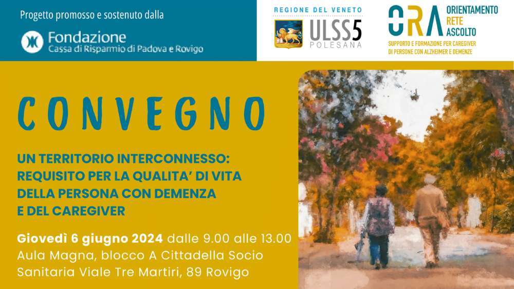 Convegno Progetto ORA 6 giugno