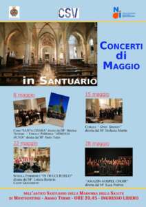 Locandina Concerti di maggio 2024