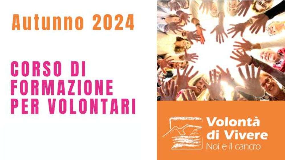 volontà di vivere - corso di formazione per volontari
