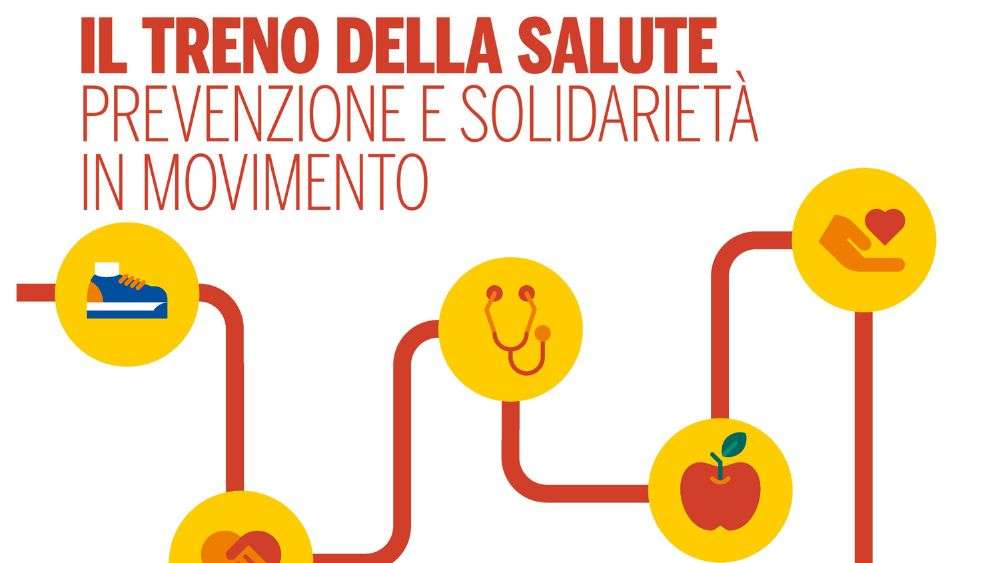 Il Treno della Salute è un progetto che punta a sensibilizzare la popolazione sulla prevenzione sanitaria e sullo stile di vita salutare