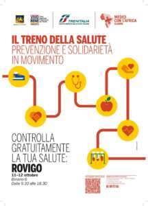 Il Treno della Salute è un progetto che punta a sensibilizzare la popolazione sulla prevenzione sanitaria e sullo stile di vita salutare