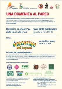 "Una Domenica al Parco", un'iniziativa dell'Associazione Giovani Smile San Pio X per sostenere il progetto "Biblioteca Bene Sociale"
