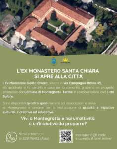 L'Ex Monastero Santa Chiara diventa un nuovo spazio per la comunità di Montegrotto Terme, in provincia di Padova