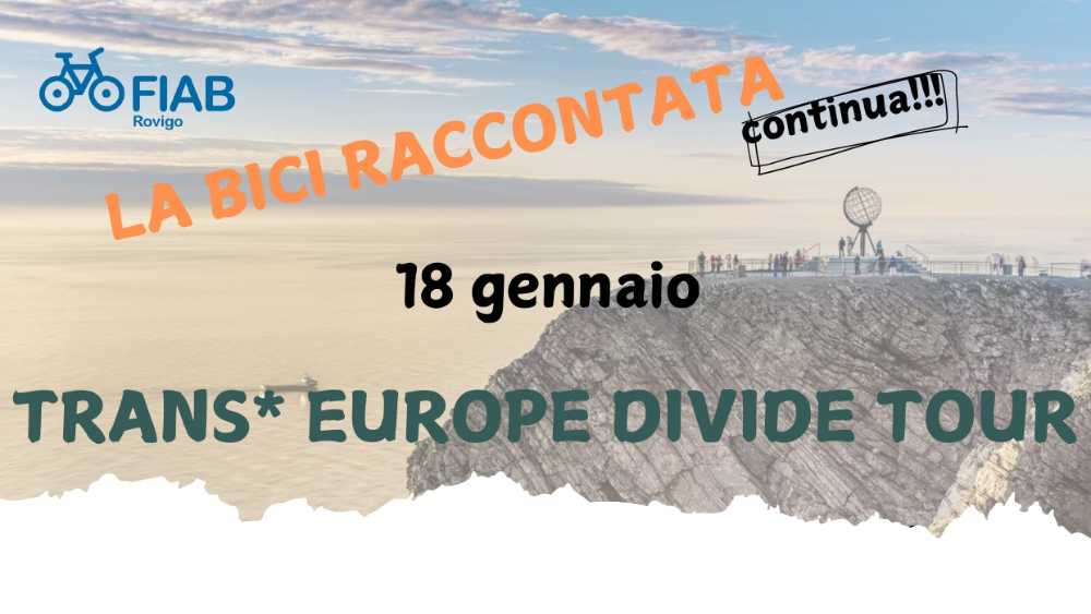 Vi raccontiamo viaggio lungo 7.000 km, pedalando attraverso l'Europa. Una storia di paesaggi, culture e incontri unici, il 18/1/25 a Rovigo