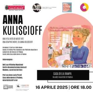 La Casa delle Donne presenta il volume di Graphic novel di Alice Milani - ANNA KULISCIOFF E NOI - Mucchi editore