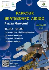 Il gruppo di co-progettazione "G.A.S. - Giovani Allo Specchio" propone laboratori di parkour, skateboard e aikido per giovani
