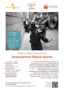 Locandina dell'evento di presentazione di Ottavo Giorno