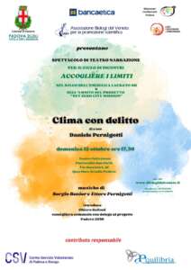 Uno spettacolo a Padova per riflettere sui limiti del pianeta e comprendere l’urgenza della sfida climatica