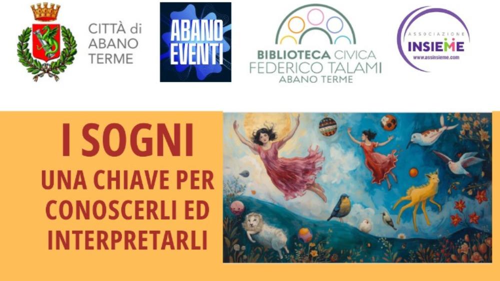 L'Associazione Insieme propone una conferenza del dottor Danilo Berteotti sul tema dei sogni, martedì 30 settembre