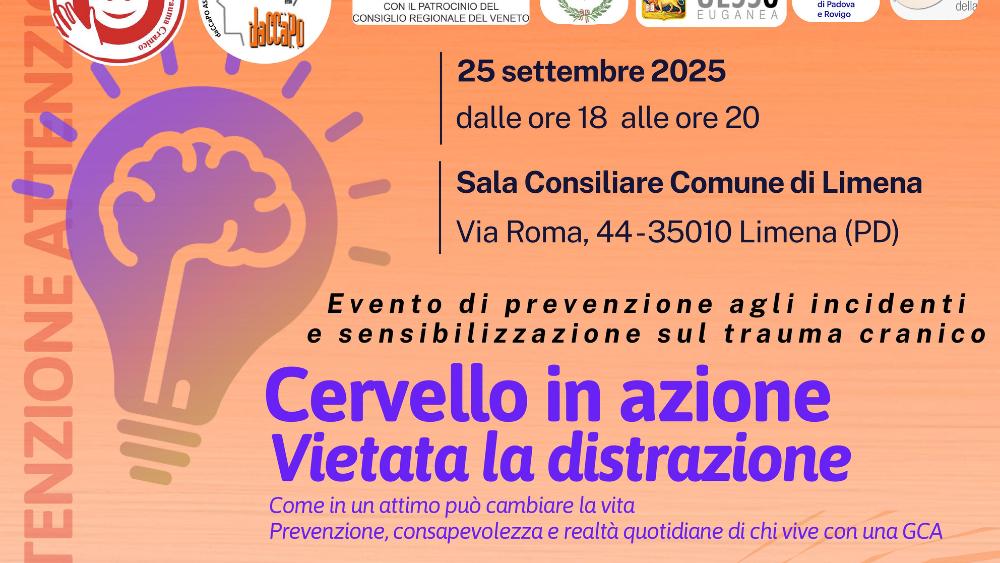 L'Associazione Daccapo Trauma Cranico propone un evento dedicato alla prevenzione degli incidenti e alla sensibilizzazione sul trauma cranico