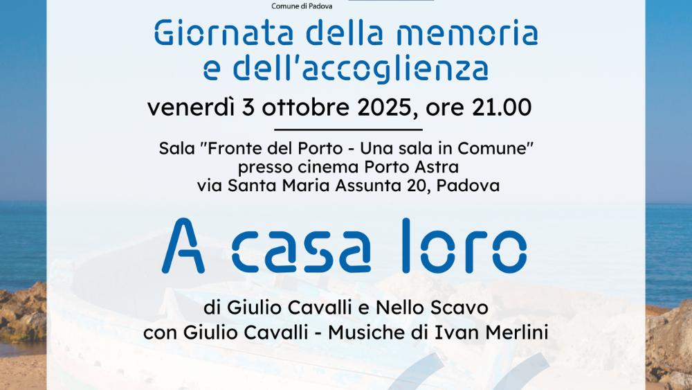 Popoli Insieme invita la cittadinanza a celebrare la "Giornata della memoria e dell'accoglienza" venerdì 3 ottobre