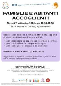 Famiglie e abitanti accoglienti
