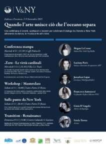 “Quando l’Arte unisce ciò che l’Oceano separa” celebra il dialogo tra due mondi uniti dall’arte come linguaggio universale