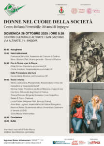 Il Centro Italiano Femminile (CIF) celebra 80 anni di impegno a Padova