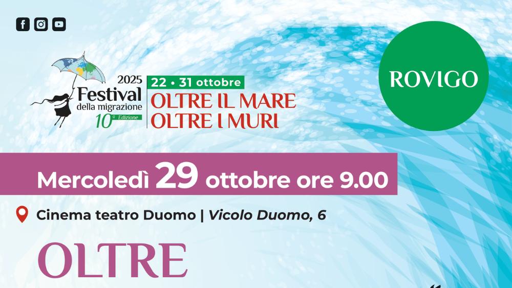 A Rovigo tre giornate del Festival della Migrazione: tutela, racconti e buone pratiche. Incontro del 29 ottobre A Rovigo tre giornate del Festival della Migrazione: tutela, racconti e buone pratiche. Incontro del 29 ottobre