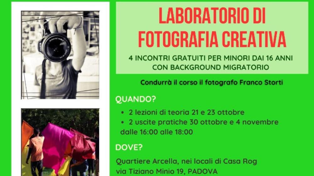 Laboratorio di fotografia creativa con lo smartphone con Amici dei Popoli Padova e il fotografo professionista Franco Storti