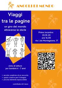 Ciclo di letture per bambini e bambine dai 4 ai 7 anni, in partenza sabato 25 ottobre