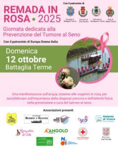 Noi e il Cancro - Volontà di Vivere organizza la "Remada in Rosa", un evento dedicato alla prevenzione del tumore al seno