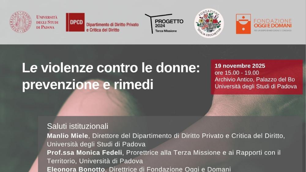 Incontro dedicato al tema della violenza contro le donne, con un focus specifico su prevenzione, strumenti normativi e buone pratiche.