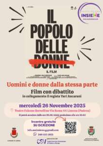 Film e dibattito in occasione della Giornata internazionale per l'eliminazione della violenza contro le donne