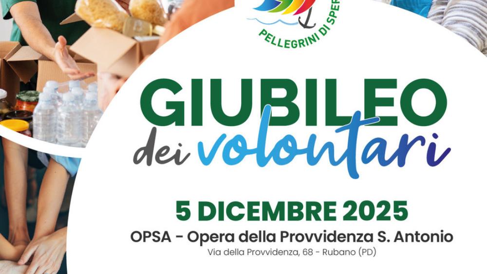La Diocesi di Padova nell’ambito di Solidaria propone un momento giubilare nella giornata internazionale del volontariato 
