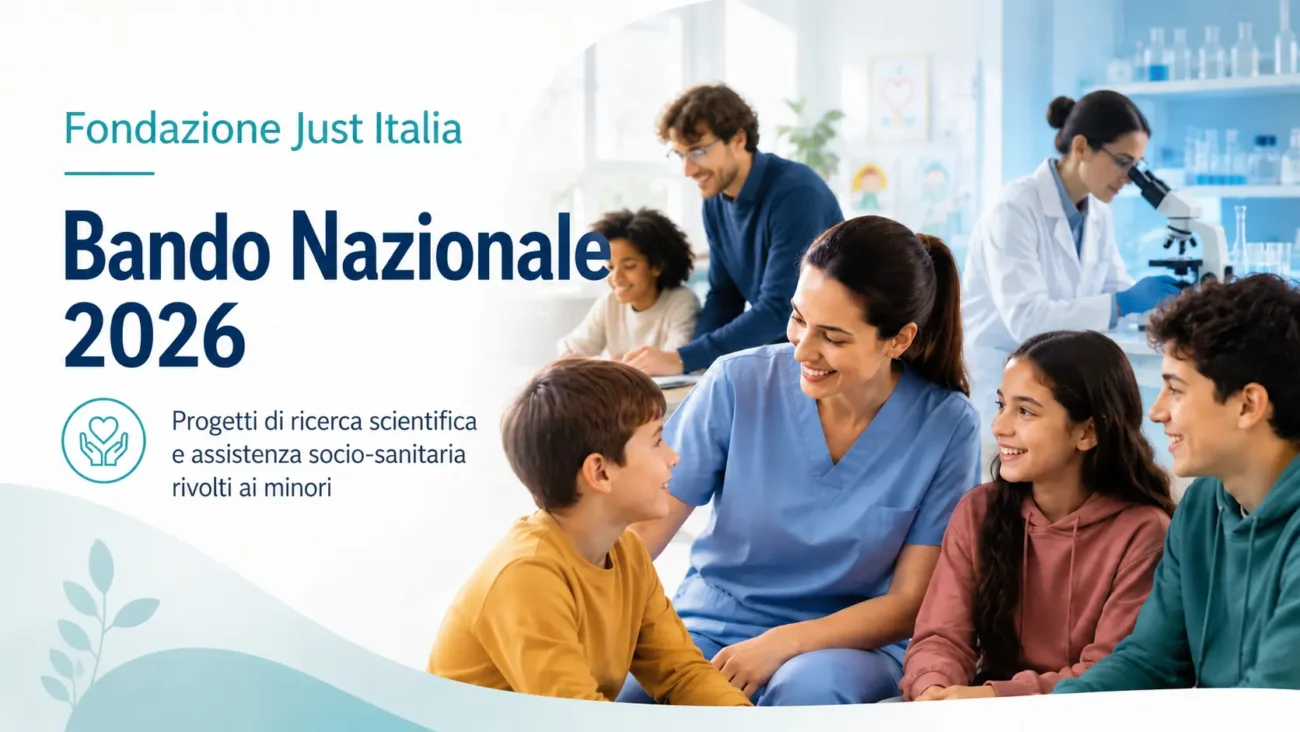 Fondazione Just Italia bando 2026